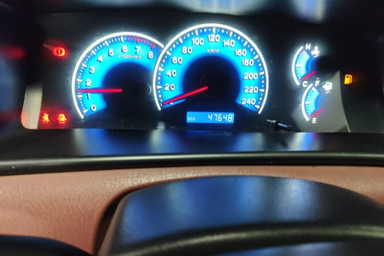 Used BYD F3 2012 Energy-Saving Model 1.5L Manual Comfort Version Odometer Close Up