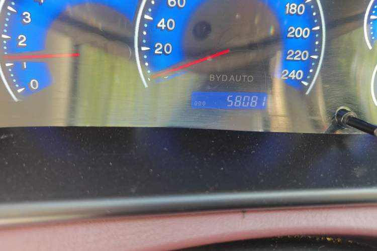Used BYD F3 2012 Energy-Saving Model 1.5L Manual Comfort Version Odometer Close Up