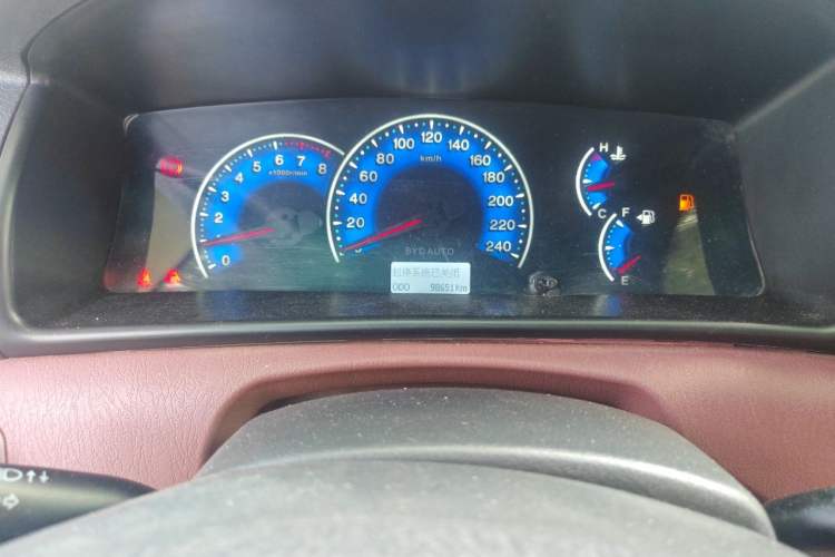 Used BYD F3 2012 Energy-Saving Model 1.5L Manual Comfort Version Odometer Close Up