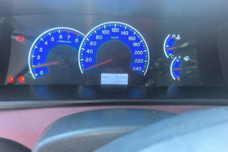 Used BYD F3 2013 Energy-Efficient Model 1.5L Manual Comfort Version Instrument Cluster