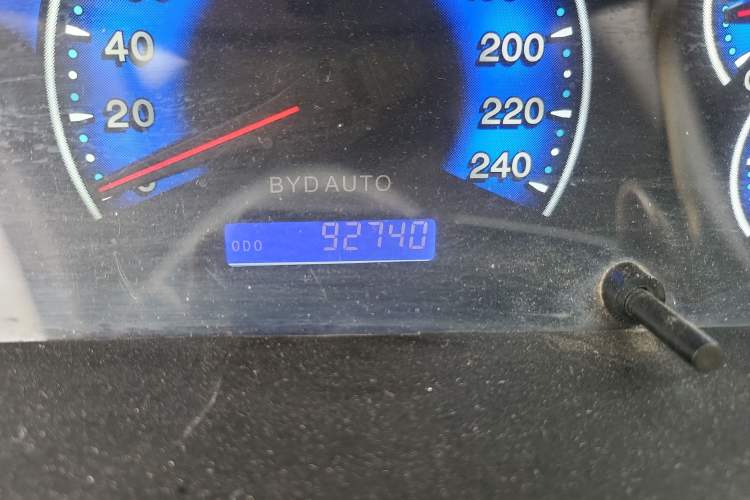 Used BYD F3 2013 Energy-Efficient Model 1.5L Manual Comfort Version Odometer Close Up