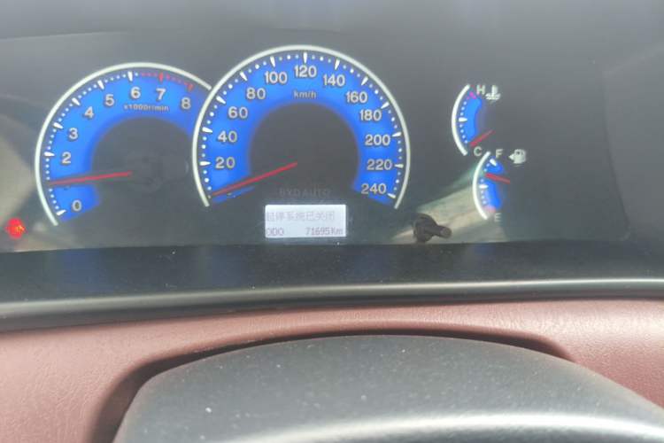 Used BYD F3 2013 Energy-Efficient Model 1.5L Manual Comfort Version Odometer Close Up