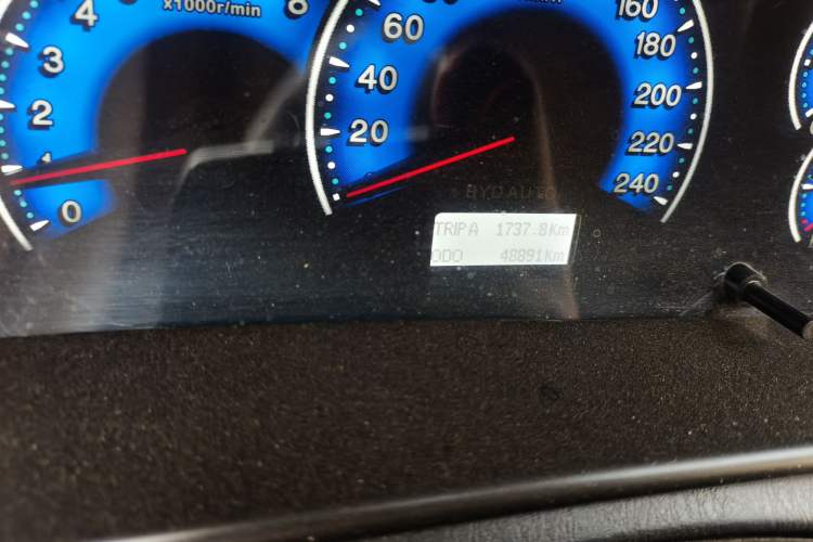 Used BYD F3 2013 Energy-Efficient Model 1.5L Manual Comfort Version Odometer Close Up