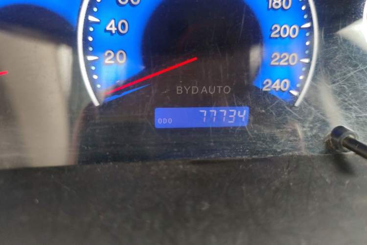 Used BYD F3 2013 Energy-Efficient Model 1.5L Manual Comfort Version Odometer Close Up