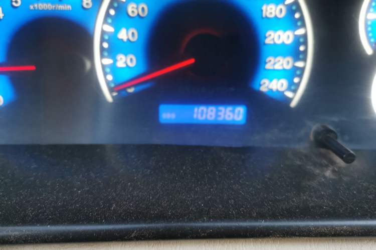 Used BYD F3 2013 Energy-Efficient Model 1.5L Manual Comfort Version Odometer Close Up