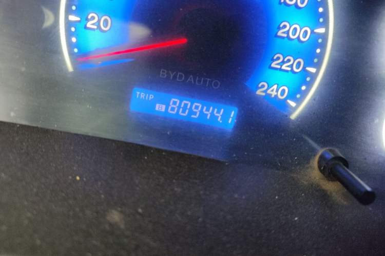 Used BYD F3 2013 Energy-Efficient Model 1.5L Manual Comfort Version Odometer Close Up