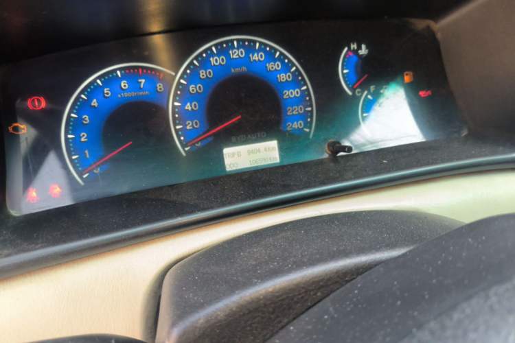 Used BYD F3 2013 Energy-Efficient Model 1.5L Manual Comfort Version Odometer Close Up