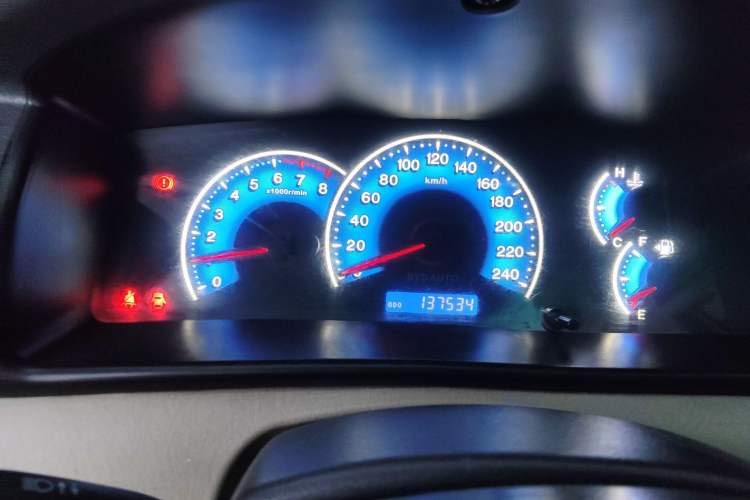Used BYD F3 2013 1.5L Manual Standard CNG Model Instrument Cluster