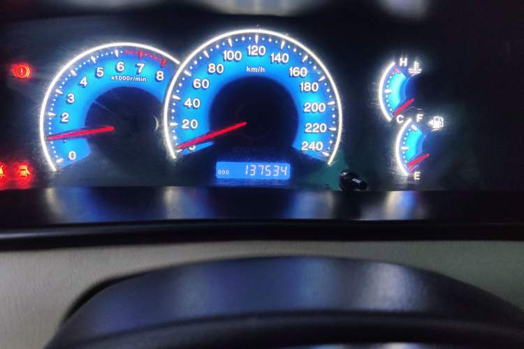 Used BYD F3 2013 1.5L Manual Standard CNG Model Odometer Close Up
