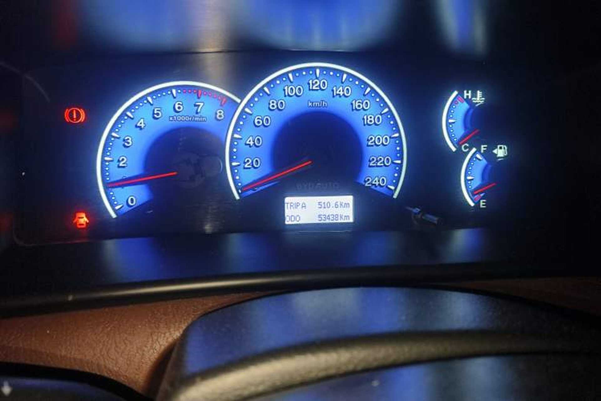Used BYD F3 2013 Energy-Efficient Model 1.5L Manual Comfort Version Odometer Close Up