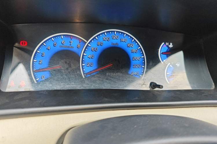 Used BYD F3 2013 Energy-Efficient Model 1.5L Manual Comfort Version Odometer Close Up