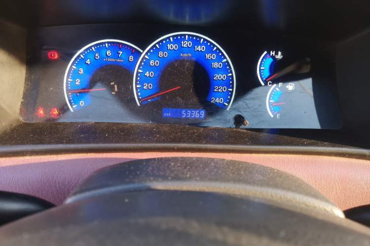 Used BYD F3 2013 Energy-Efficient Model 1.5L Manual Comfort Version Odometer Close Up