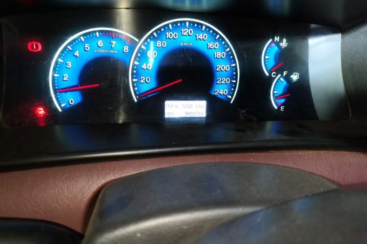 Used BYD F3 2013 Energy-Efficient Model 1.5L Manual Comfort Version Odometer Close Up