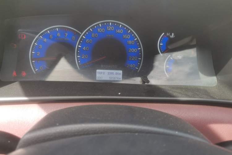 Used BYD F3 2013 Energy-Efficient Model 1.5L Manual Comfort Version Odometer Close Up