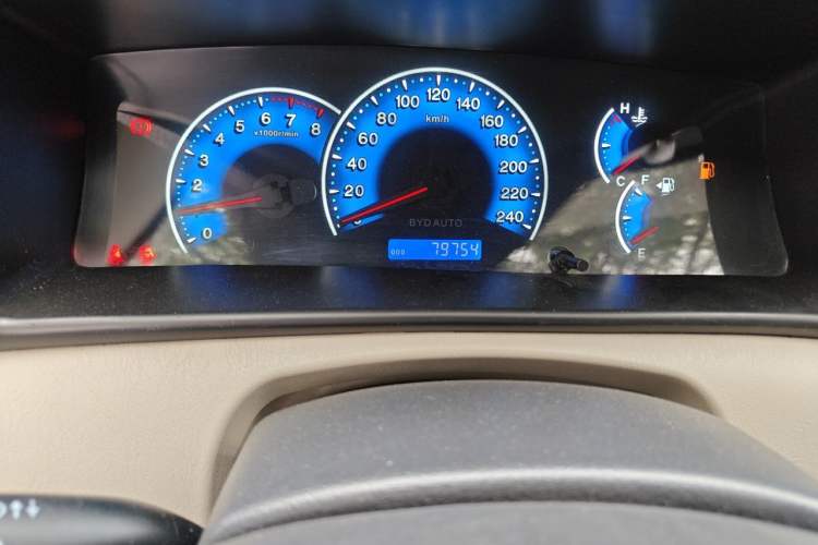 Used BYD F3 2013 Energy-Efficient Model 1.5L Manual Comfort Version Odometer Close Up
