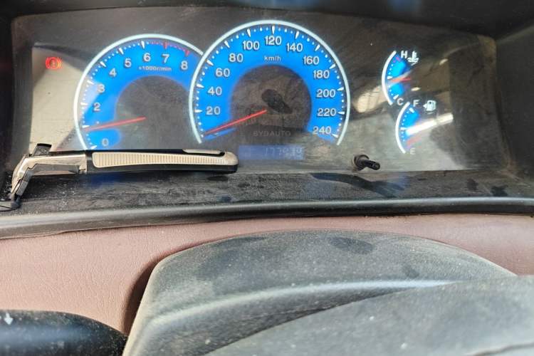 Used BYD F3 2013 Energy-Efficient Model 1.5L Manual Comfort Version Odometer Close Up