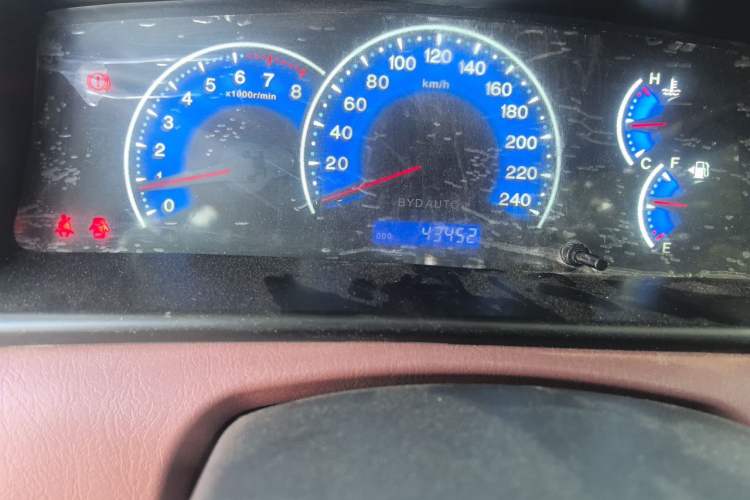 Used BYD F3 2013 Energy-Efficient Model 1.5L Manual Comfort Version Odometer Close Up