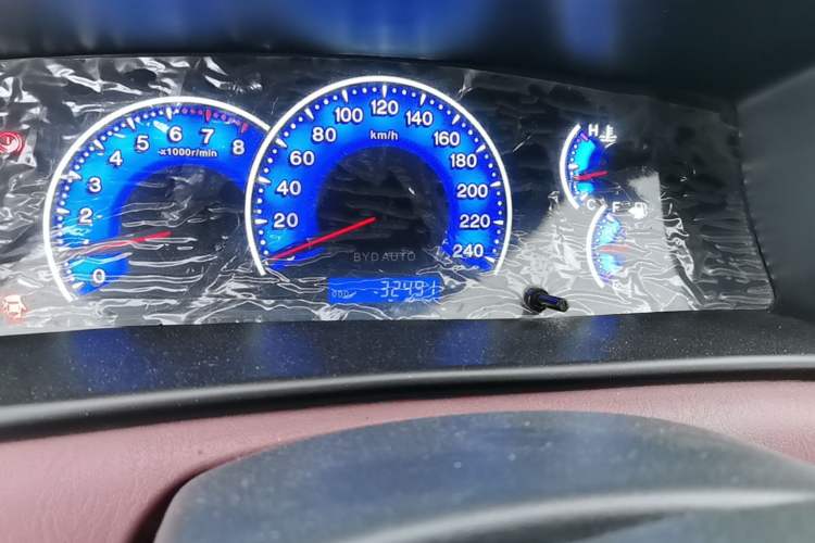 Used BYD F3 2013 Energy-Efficient Model 1.5L Manual Comfort Version Odometer Close Up