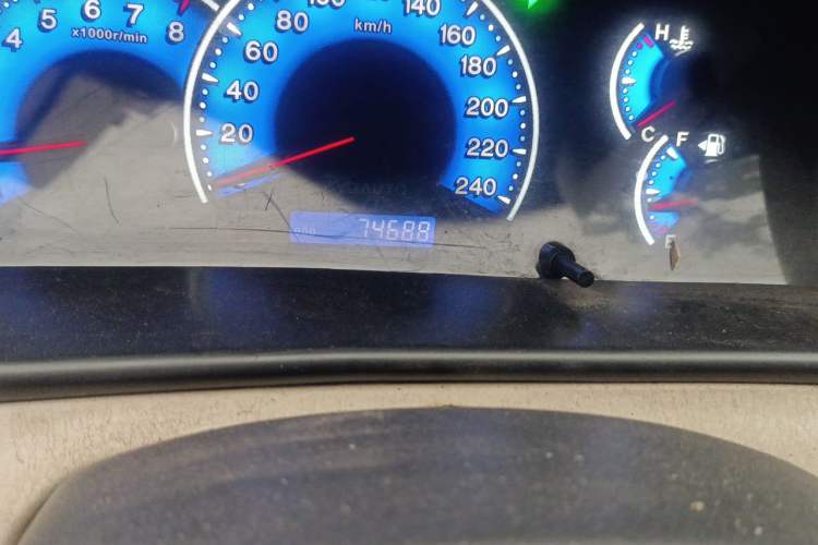 Used BYD F3 2014 1.5L Manual Comfort Model Odometer Close Up