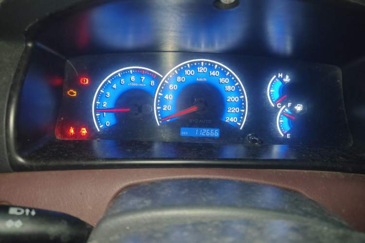Used BYD F3 2014 1.5L Manual Comfort Model Instrument Cluster