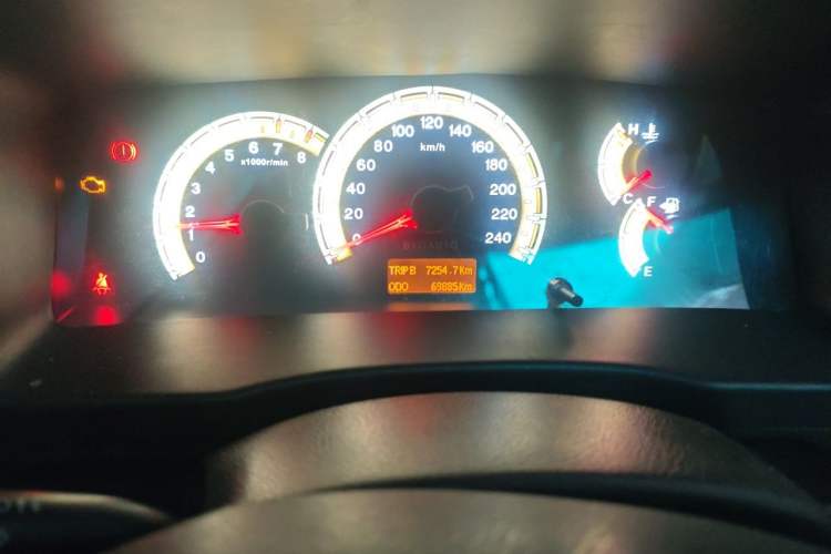 Used BYD F3 2014 1.5L Manual Comfort Model Odometer Close Up