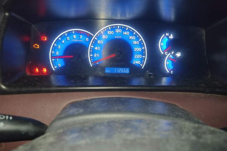Used BYD F3 2014 1.5L Manual Comfort Model Odometer Close Up