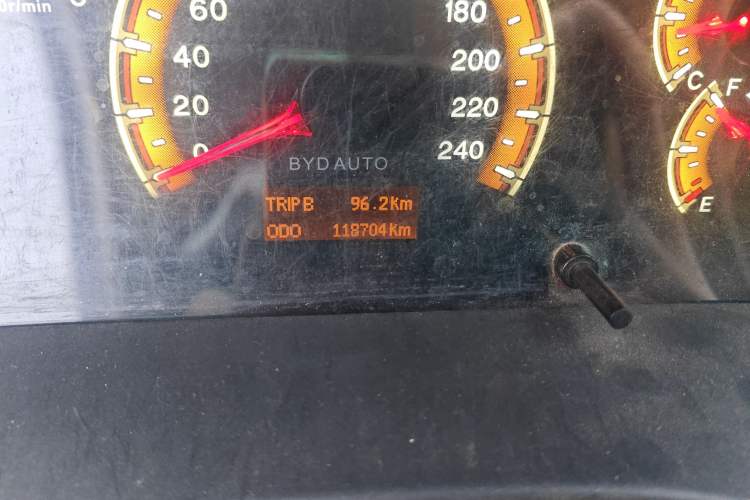 Used BYD F3 2015 Energy-Efficient Model 1.5L Manual Comfort Edition Odometer Close Up