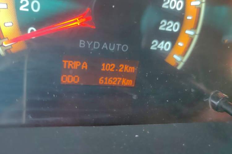 Used BYD F3 2015 Energy-Efficient Model 1.5L Manual Comfort Edition Odometer Close Up