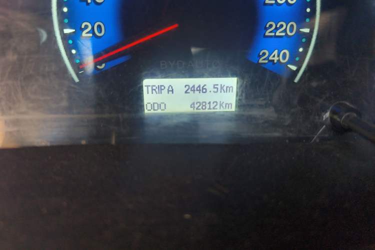 Used BYD F3 2015 Energy-Efficient Model 1.5L Manual Comfort Edition Odometer Close Up