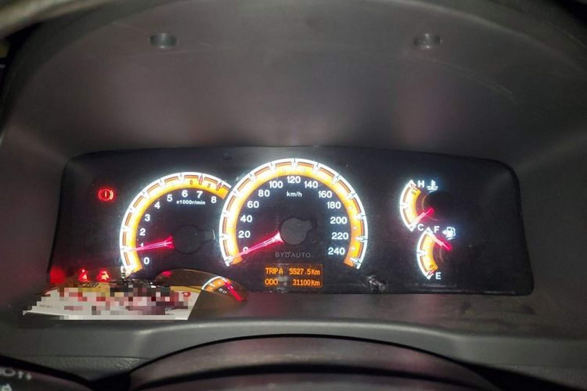 Used BYD F3 2015 Energy-Efficient Model 1.5L Manual Comfort Edition Instrument Cluster