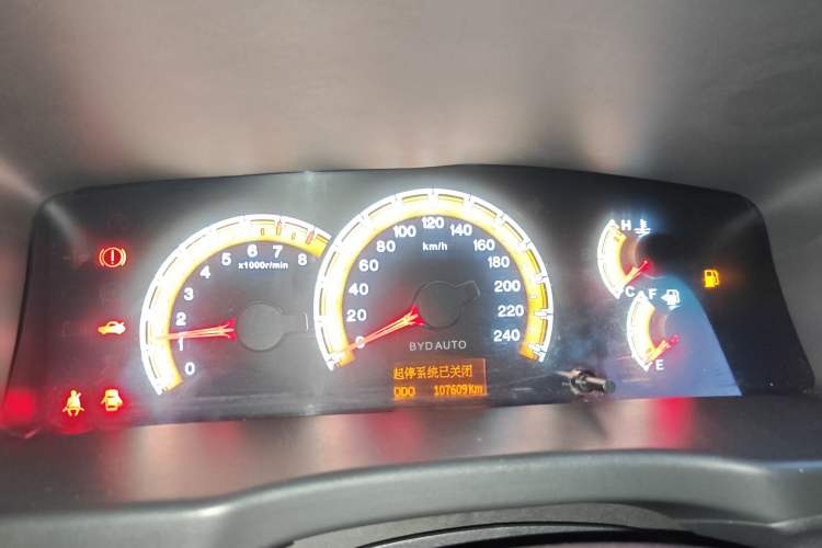 Used BYD F3 2015 Energy-Efficient Model 1.5L Manual Comfort Edition Instrument Cluster