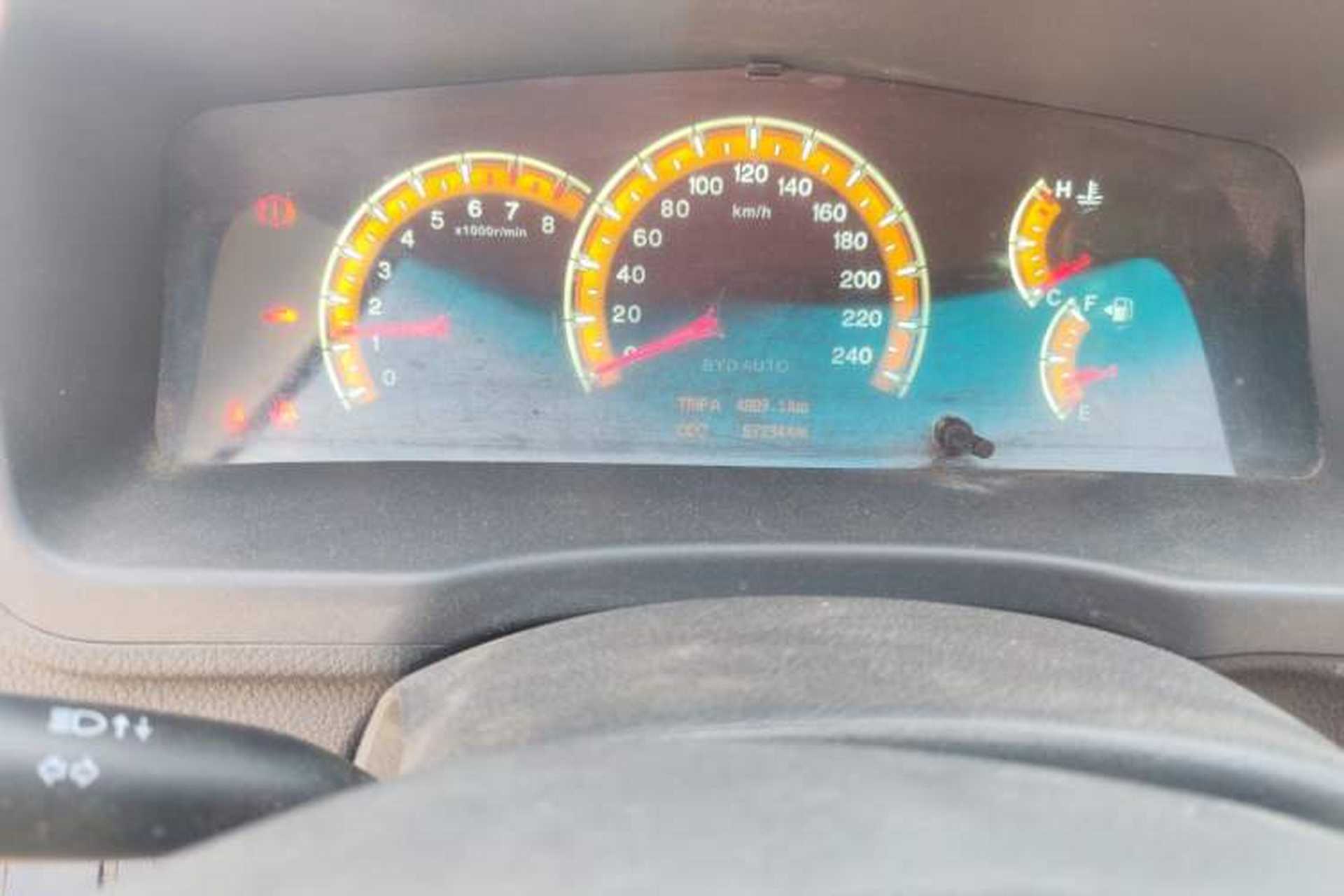 Used BYD F3 2015 Energy-Efficient Model 1.5L Manual Comfort Edition Odometer Close Up