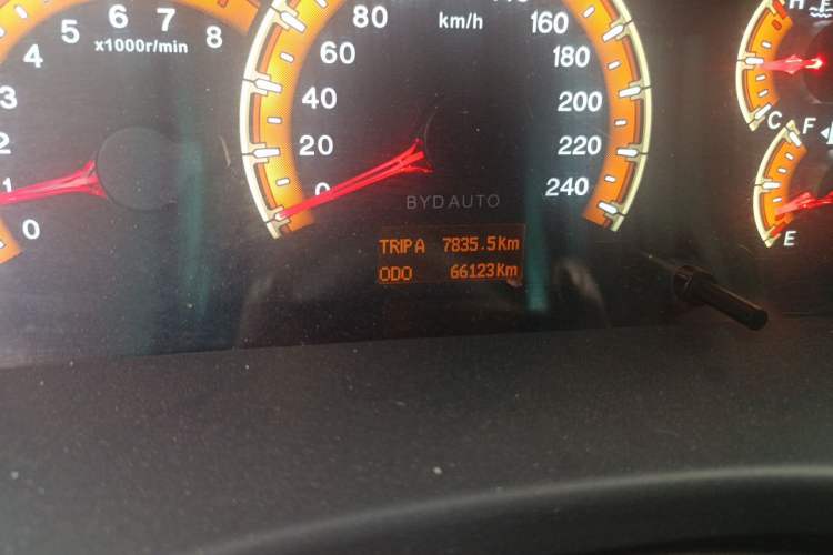 Used BYD F3 2015 Energy-Efficient Model 1.5L Manual Comfort Edition Odometer Close Up