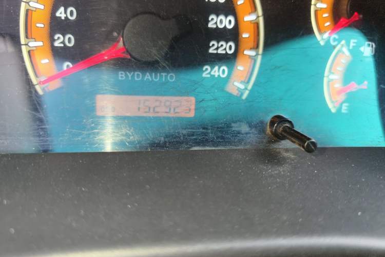 Used BYD F3 2015 Energy-Efficient Model 1.5L Manual Comfort Edition Odometer Close Up