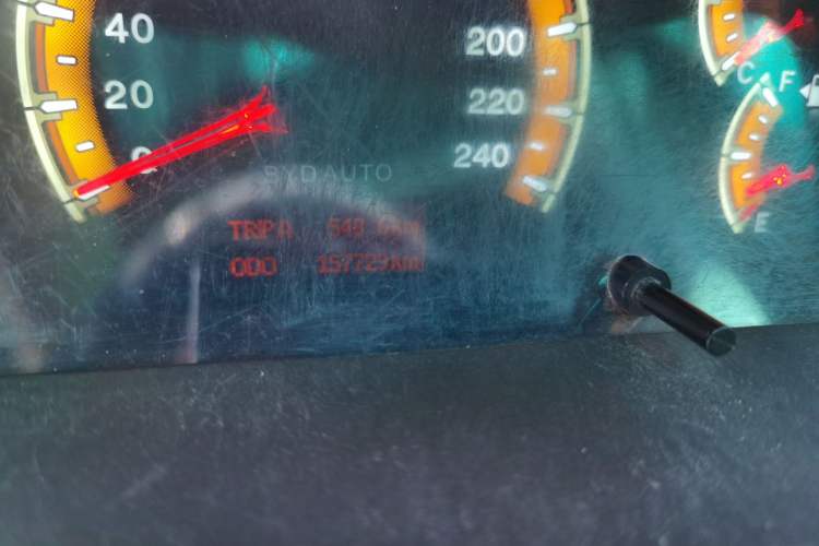 Used BYD F3 2015 Energy-Saving Edition 1.5L Manual Luxury Model Odometer Close Up