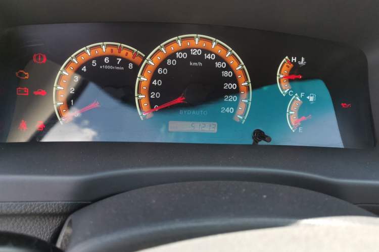 Used BYD F3 2015 Energy-Efficient Model 1.5L Manual Comfort Edition Odometer Close Up