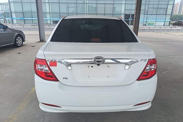 Used BYD F3 2015 Energy-Efficient Model 1.5L Manual Comfort Edition Rear