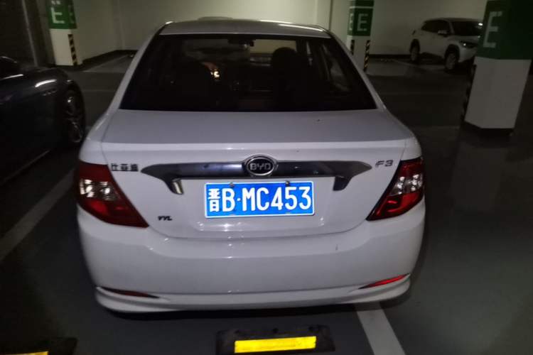 Used BYD F3 2015 Energy-Efficient Model 1.5L Manual Comfort Edition Rear
