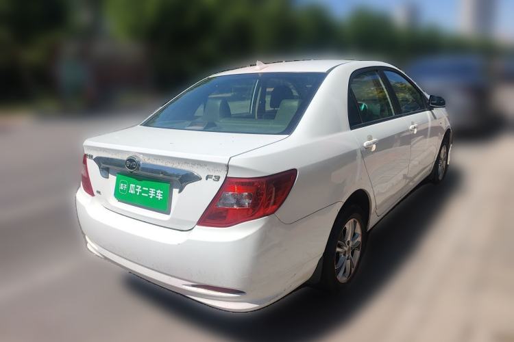 Used BYD F3 2015 Energy-Saving Edition 1.5L Manual Luxury Model Rear Right 45 Deg