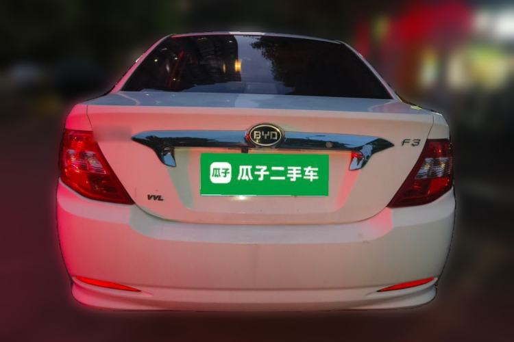 Used BYD F3 2015 Energy-Efficient Model 1.5L Manual Comfort Edition Rear