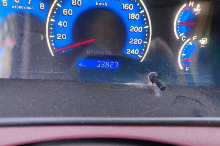 Used BYD F3 2016 1.5L Manual Comfort Model Odometer Close Up