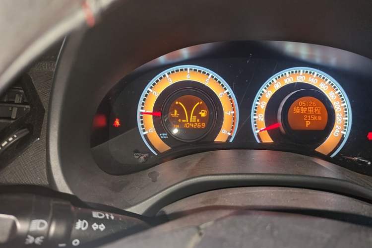 Used BYD F3 2016 1.5L Automatic Luxury Model Odometer Close Up