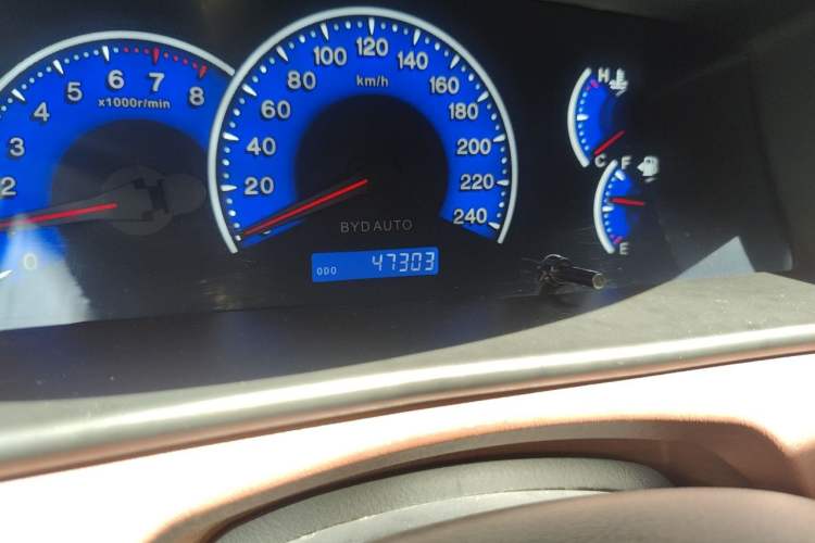Used BYD F3 2016 1.5L Manual Comfort Model Odometer Close Up