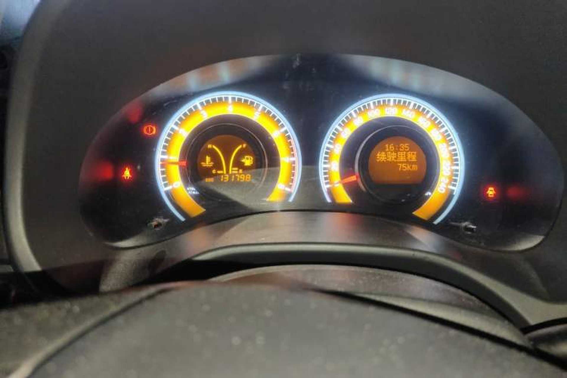 Used BYD F3 2016 1.5L Manual Luxury Model Odometer Close Up