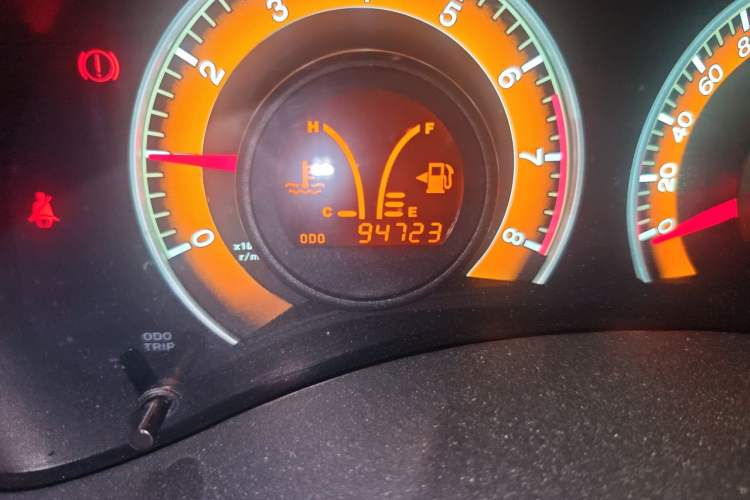 Used BYD F3 2016 1.5L Manual Luxury Model Odometer Close Up