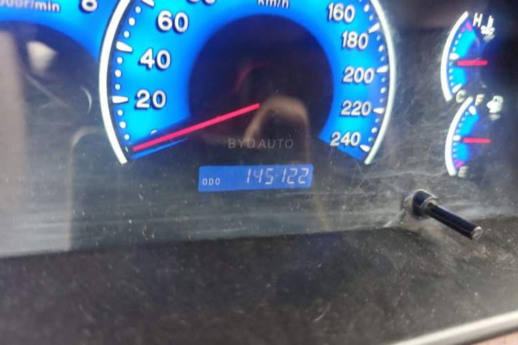 Used BYD F3 2016 1.5L Manual Comfort Model Odometer Close Up