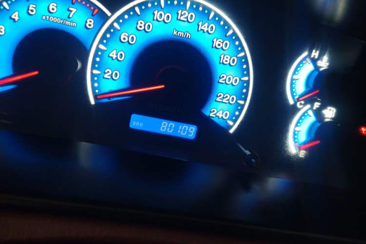 Used BYD F3 2016 1.5L Manual Comfort Model Odometer Close Up