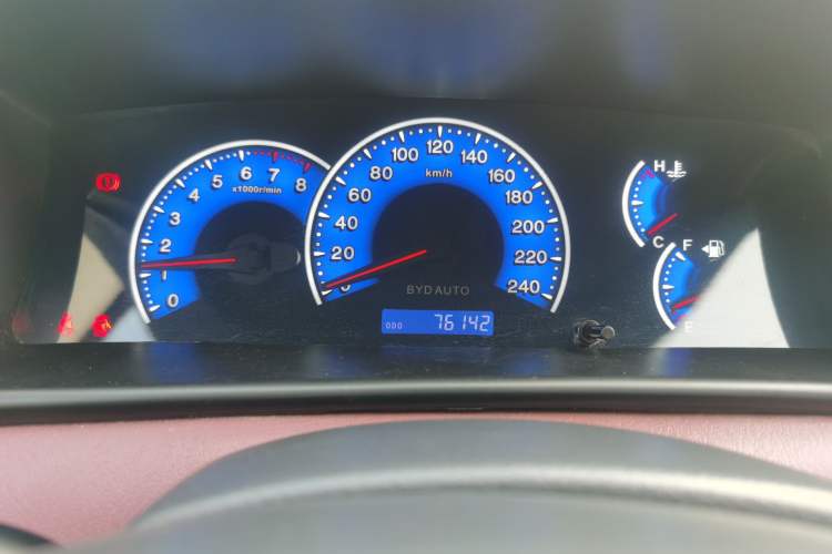Used BYD F3 2016 1.5L Manual Comfort Model Odometer Close Up