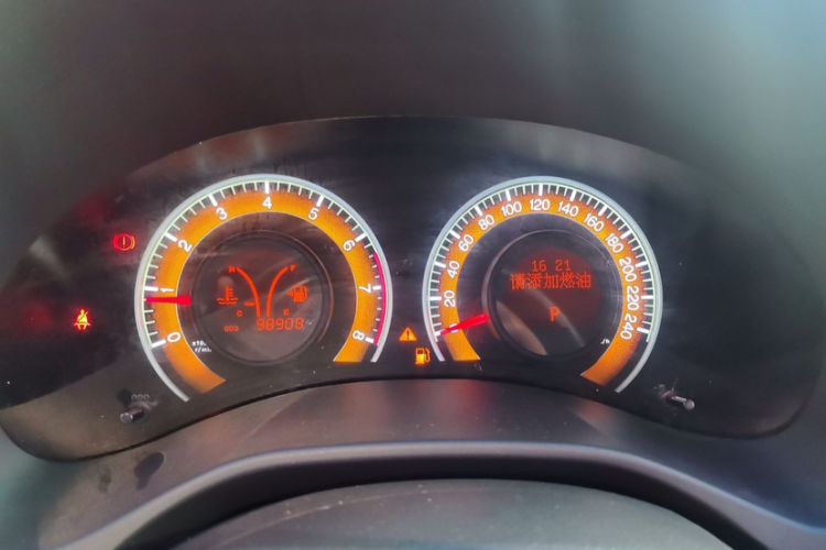 Used BYD F3 2016 1.5L Automatic Luxury Model Odometer Close Up