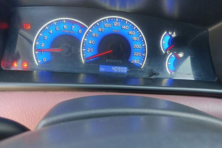 Used BYD F3 2016 1.5L Manual Comfort Model Odometer Close Up
